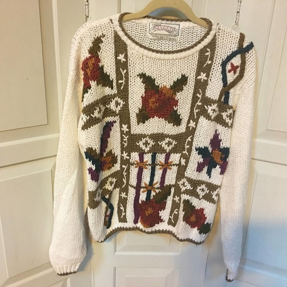 Nuggets Sweaters - Vintage Nuggets Long Sleeve Sweater Medium